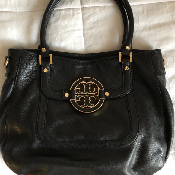 TORY BURCH Black Leather - FIRM PRICE - Picture 1 of 7